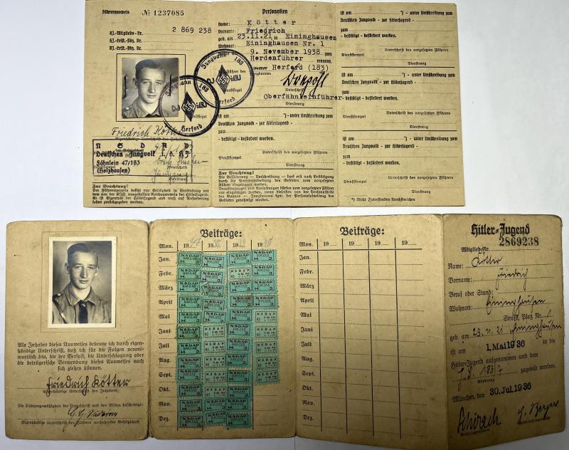 HY I.D,s/Wehrpass - Funk Komp.F (mot) (verst.) 674 - Kötter