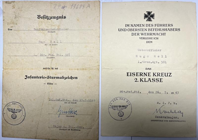 Citation set - WH (Heer) - 306.Inf.Div. - Hell