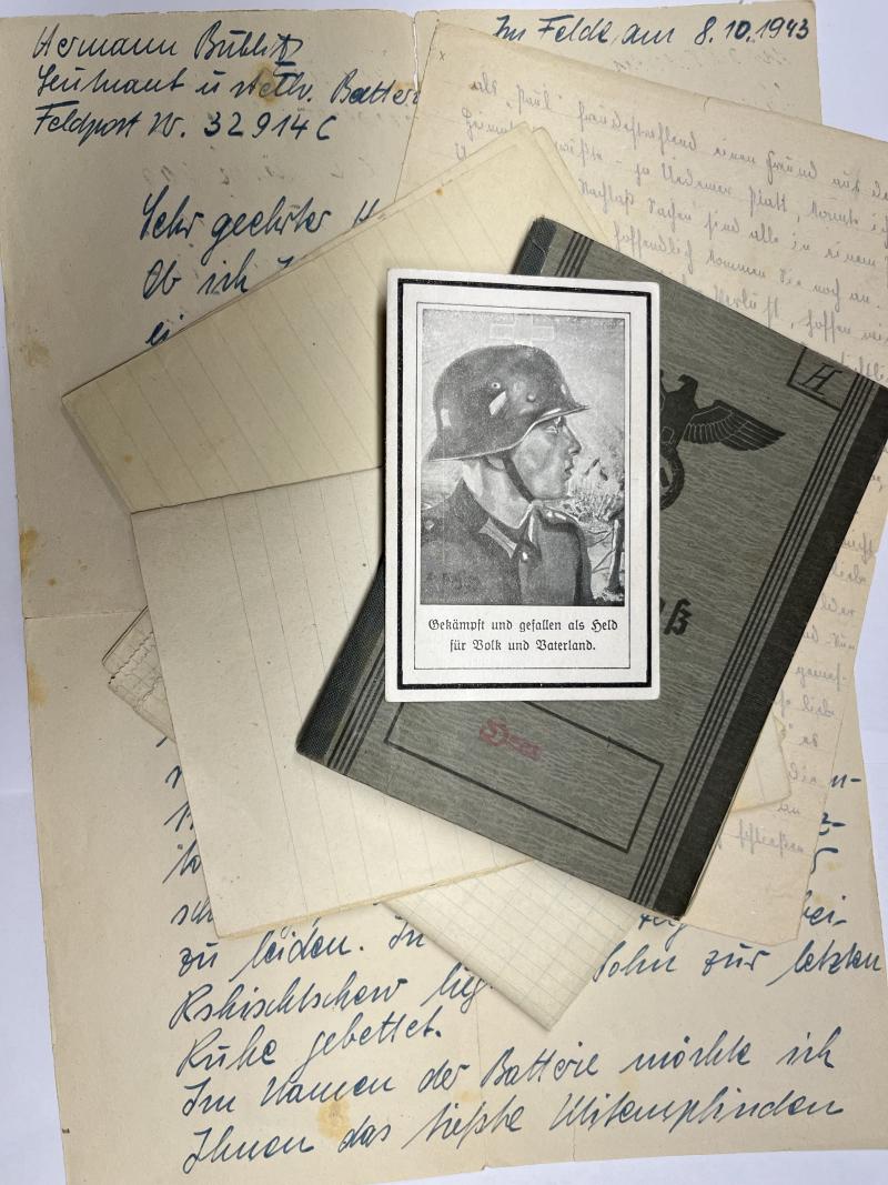 Wehrpass - WH (Heer) - Heeres Flak Abt.272 (mot)- Heiming