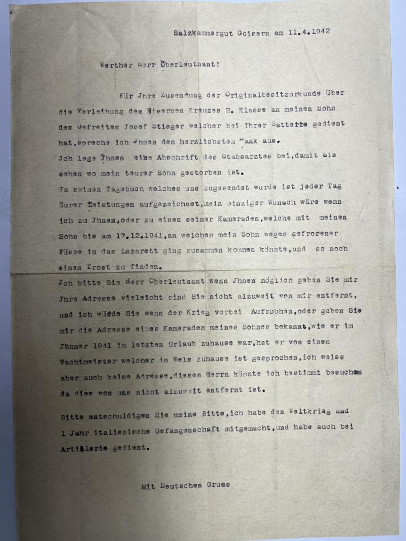 Citation grouping - WH (Heer) - 45.Inf.Div. - Steiger