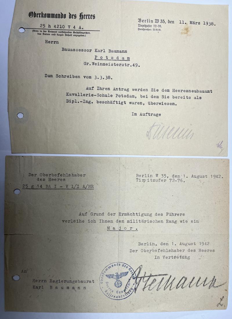 Citation grouping - WH (Heer) - Heeresverwaltung Norwegen - Baumann