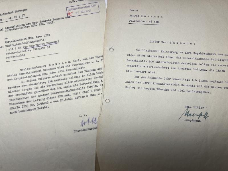 Citation grouping - WH (Heer) - Heeresverwaltung Norwegen - Baumann