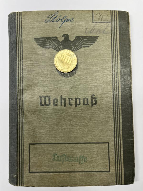 Wehrpass - Luftwaffe/WH (Heer) - 18.Pz.Div. - Stölpe