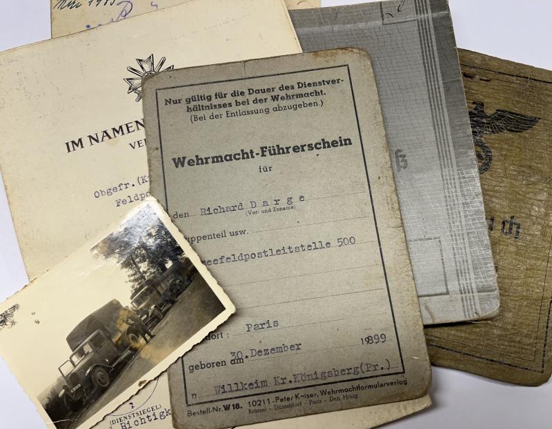 Wehrpass /Soldbuch /citation - WH (Heer) -