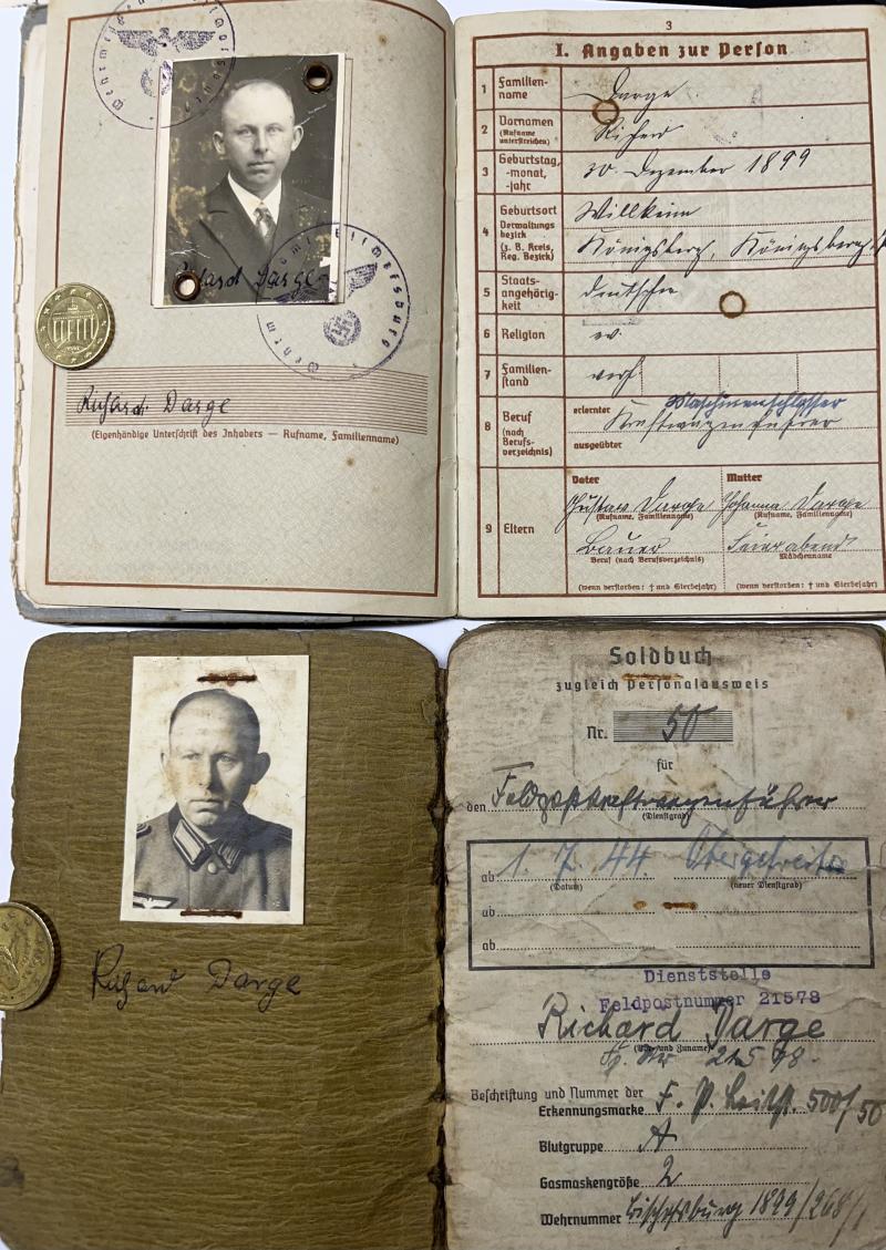 Wehrpass /Soldbuch /citation - WH (Heer) -