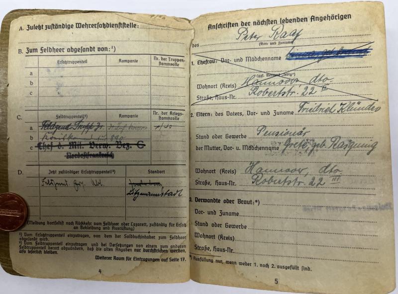 Soldbuch/citation grouping -