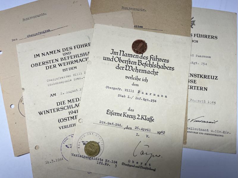 Citation grouping - WH (Heer) - 110.Inf.Div. - Paarmann