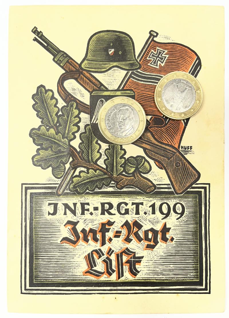 Postcard - Inf.Rgt.199 aka Inf.Rgt.