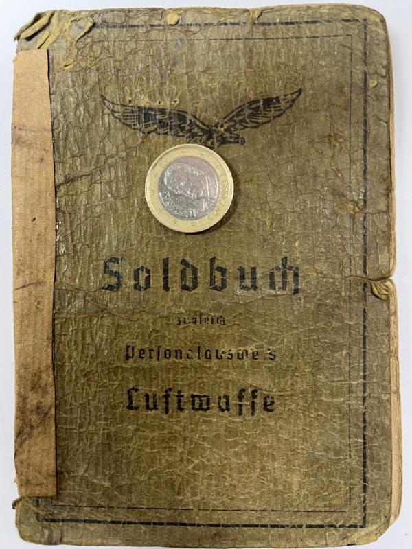 Soldbuch - Luftwaffe/WH (Heer) - 84.Inf.Div. - Ley