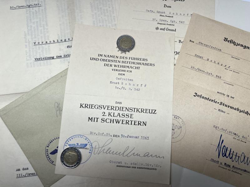 Citation grouping -  WH (Heer) - 387.Inf.Div. - Scharff