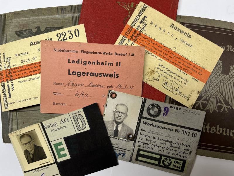 NSDAP membership book - BMW I.D. grouping - Maassen