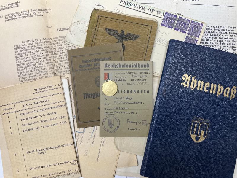 Soldbuch grouping -  WH (Heer) - 4.Pz.Div. - Hage