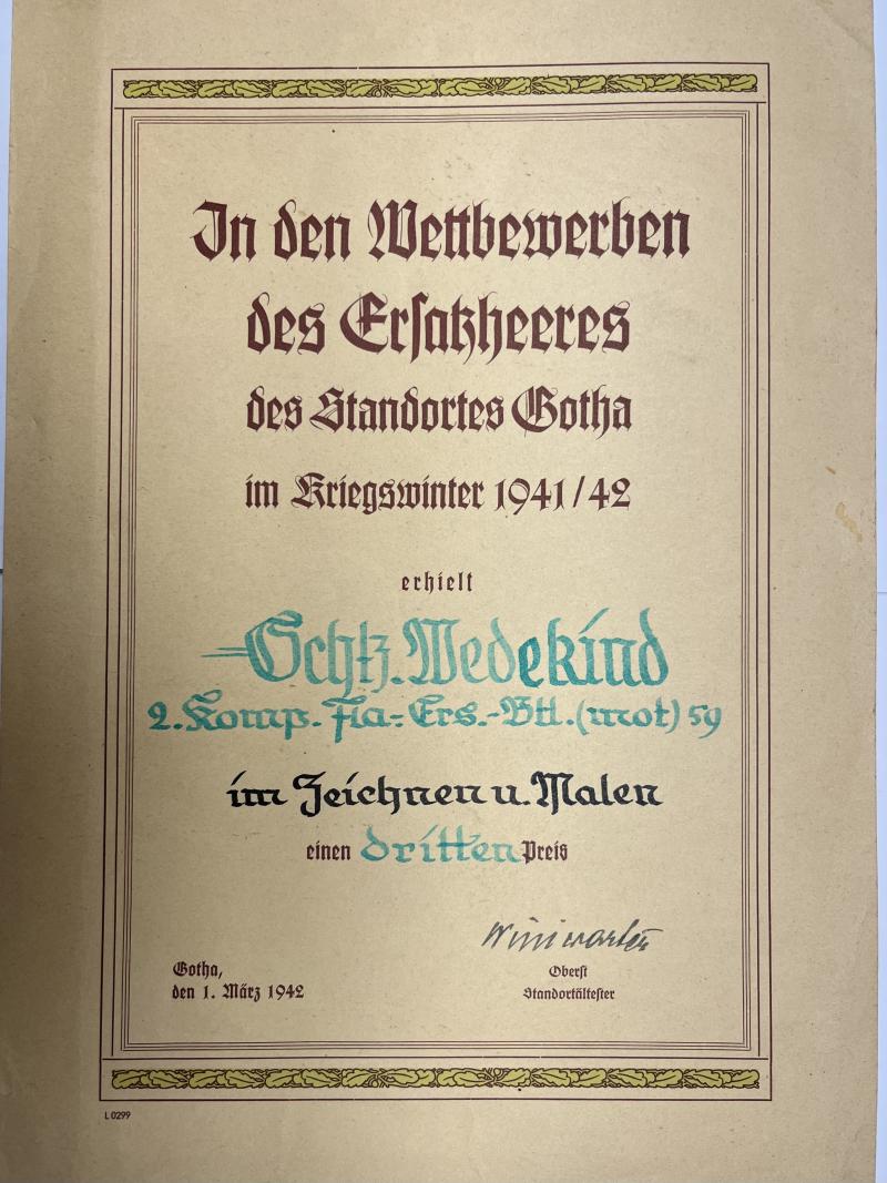 Citation grouping - WH (Heer) - 11.Inf.Div. - Wedekind