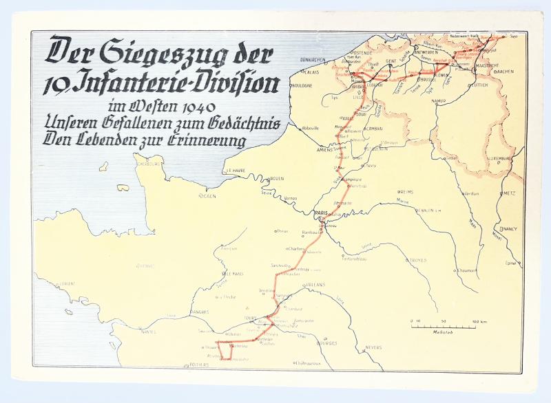 Postcard - 19.Inf.Div. - 1940