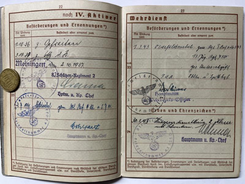 Wehrpass - WH (Heer) - 118.Jäg.Div. - Jungman