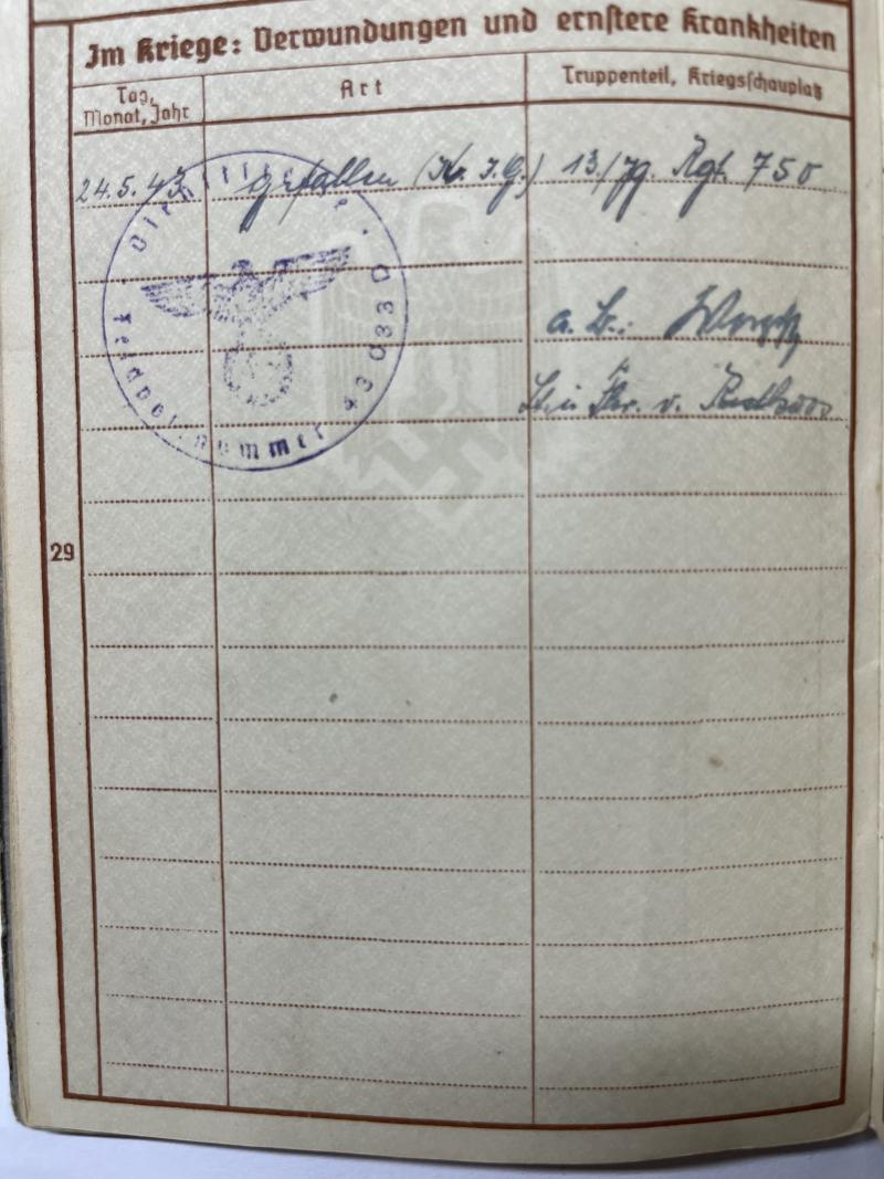 Wehrpass - WH (Heer) - 118.Jäg.Div. - Jungman