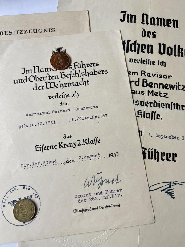 Citation grouping - WH (Heer) - 36.Inf.Div. - Bennewitz