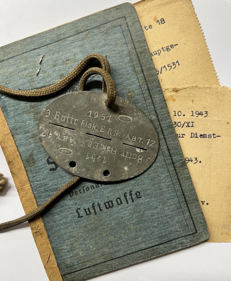 Soldbuch/EKM - Luftwaffe - Kfz.Werkstatt-Komp.d.Luftwaffe102 - Bendix