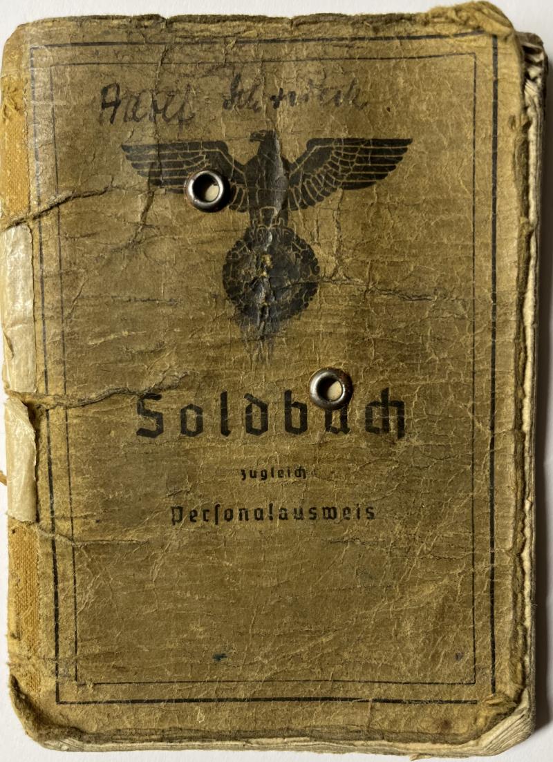 Soldbuch - WH (Heer) - Landeschützen Btl.771 - Schreieck