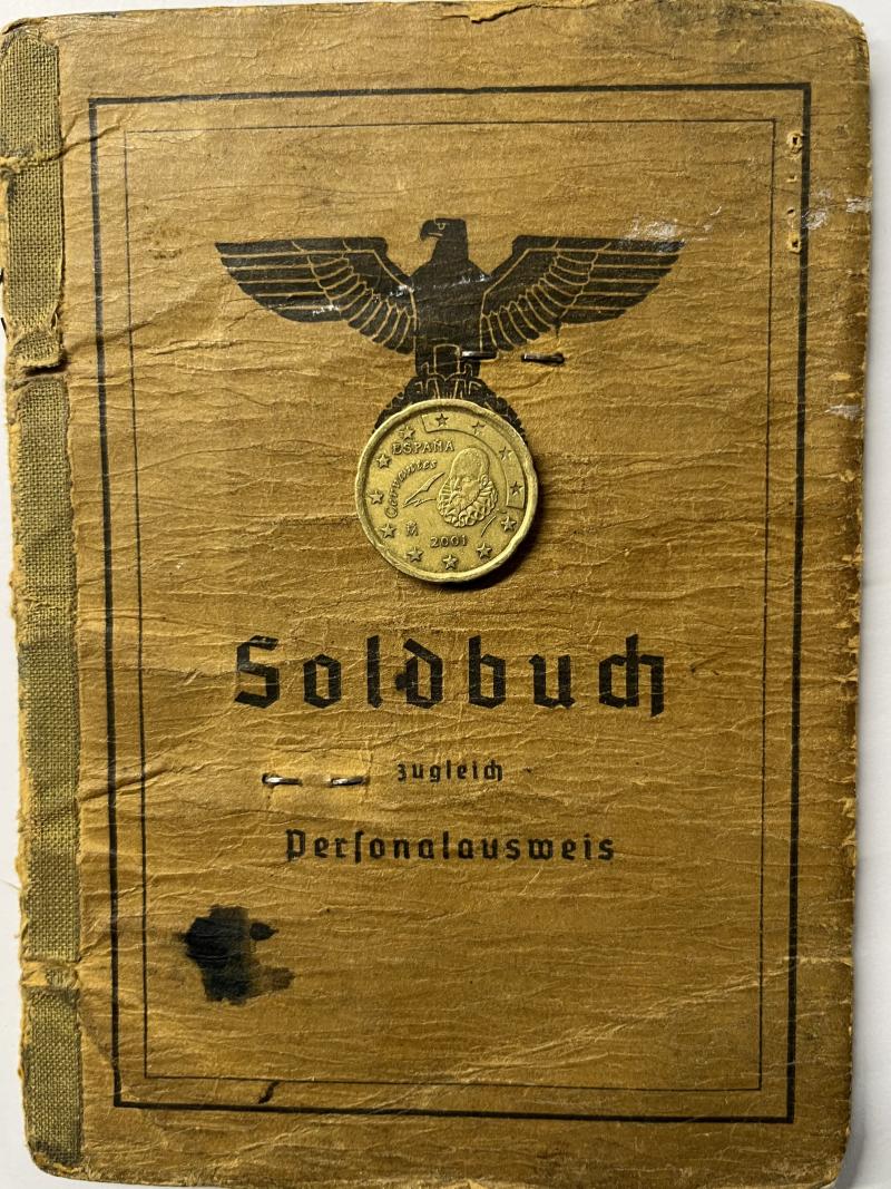 Soldbuch  WH (Heer) - 20.Pz.Div. - Fischer