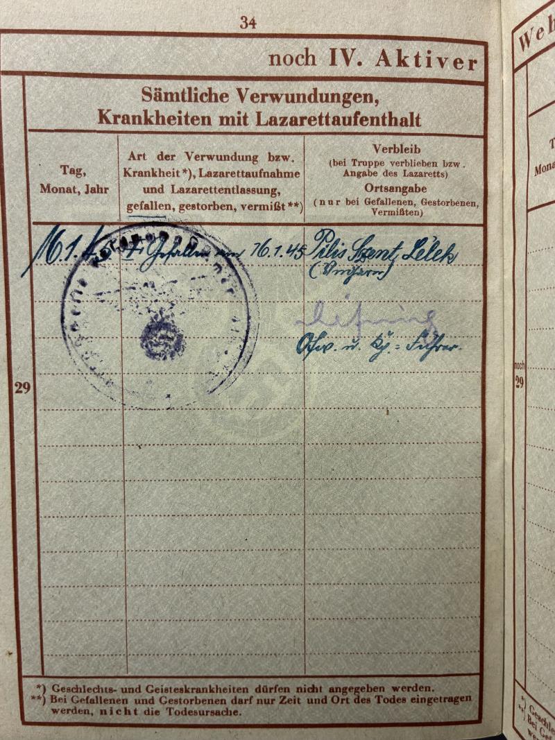 Wehrpass - WH (Heer) - 711.Inf.Div.- Weber