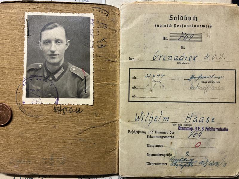 Soldbuch WH (Heer) - Pz.Gren.Div.