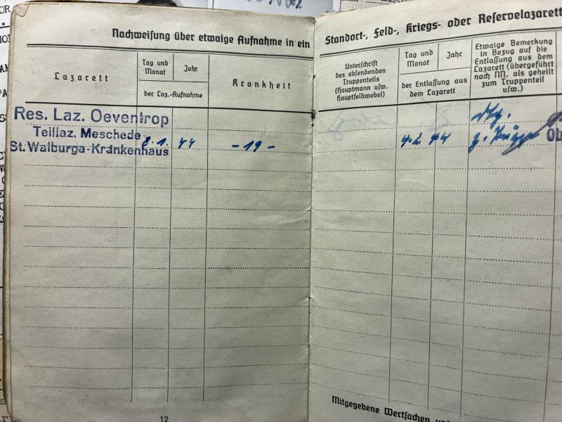 Soldbuch WH (Heer) - Pz.Gren.Div.