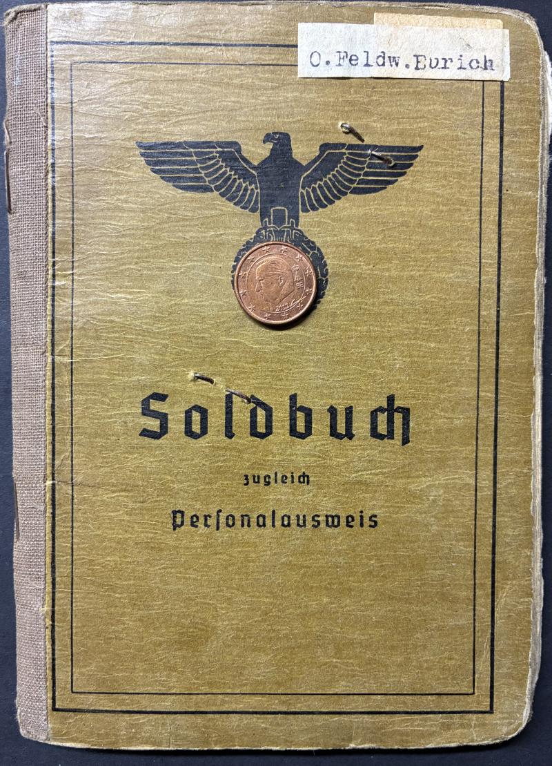 Soldbuch  WH (Heer) - 268.Inf.Div. - Eurich