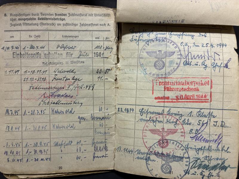 Soldbuch WH (Heer) - 268.Inf.Div. - Eurich