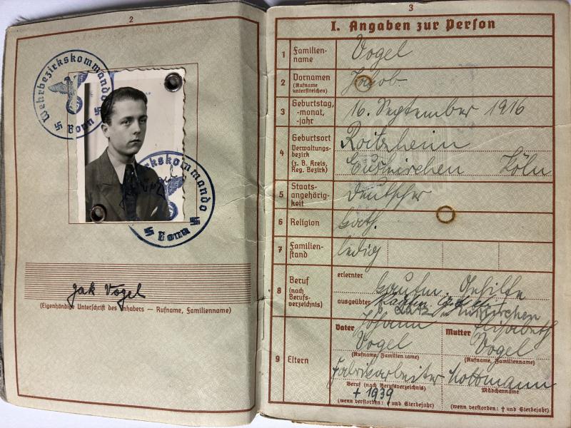 Wehrpass - Luftwaffe/Heer -