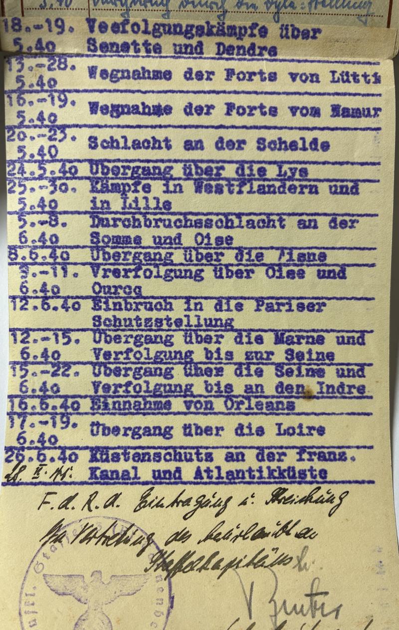 Wehrpass - Luftwaffe/Heer -