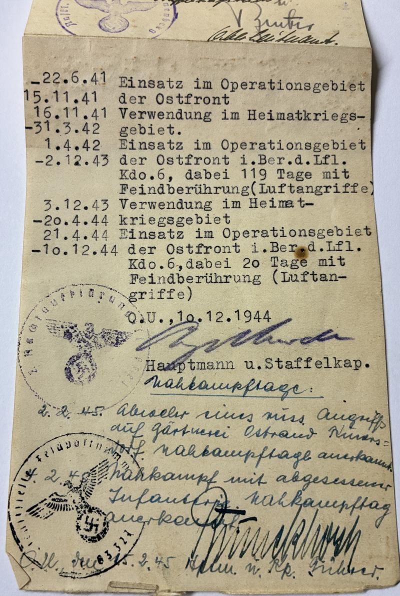 Wehrpass - Luftwaffe/Heer -