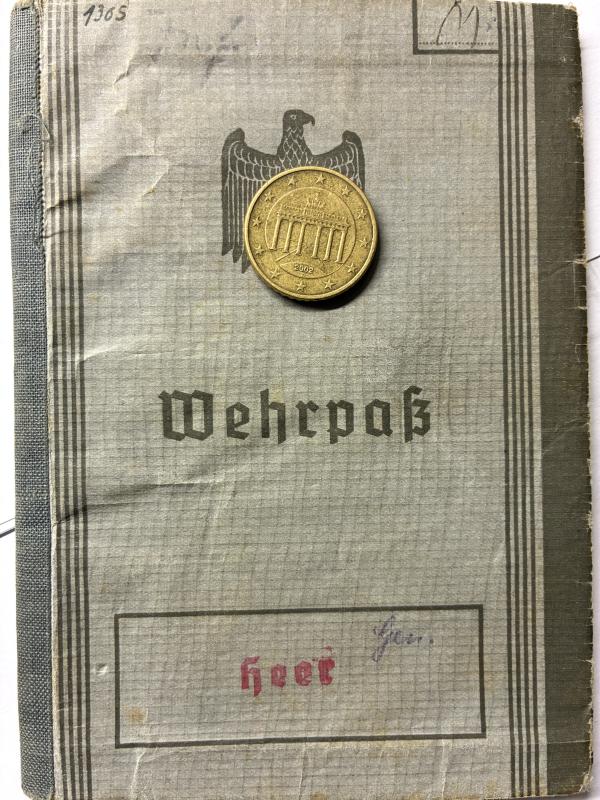Wehrpass grouping - WH (Heer) - 3.Inf.Div. - Stalingrad - Manschott