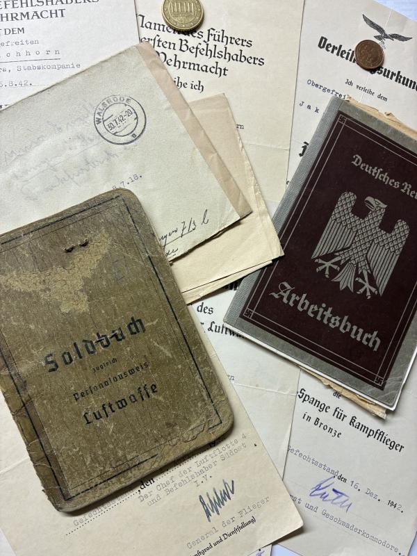 Soldbuch/citation grouping - Luftwaffe - K.G.55
