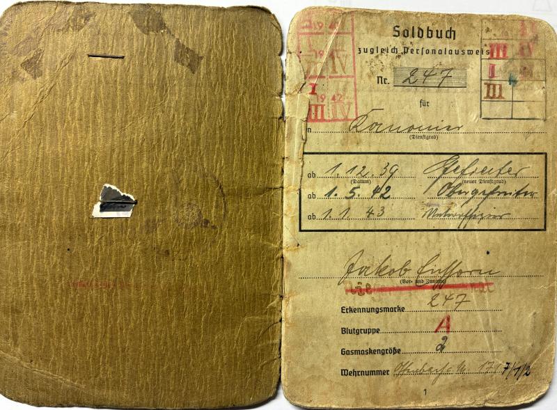 Soldbuch/citation grouping - Luftwaffe - K.G.55