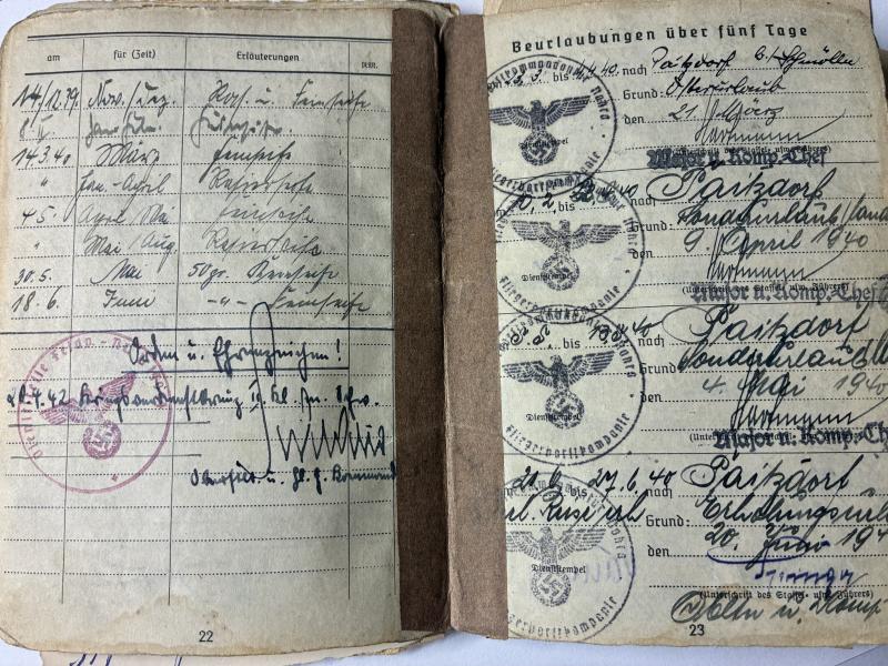 Soldbuch - Luftwaffe - Fallsch.Jg.Ers.Batl. 33 - Macholdt
