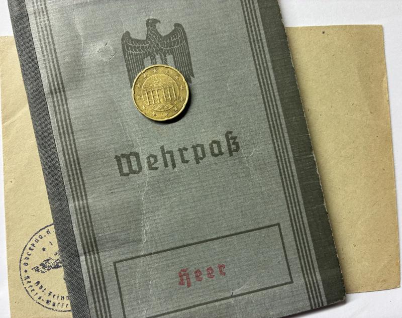 Wehrpass - WH (Heer) - OKH-HWA - Gäfgen